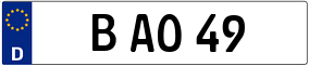 Truck License Plate
